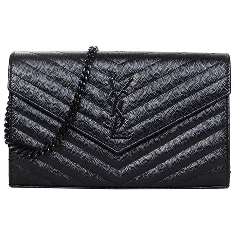 ysl caviar leather bag.